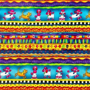 KidStuff "Girly Girls™ Paperdolls" Border Print by Moda - 3/4 yard - NWT